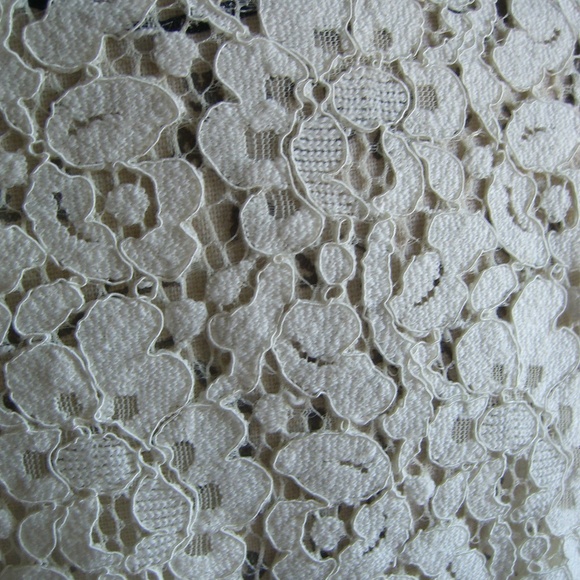 ZARA WHITE LACE BELL SLEEVE TOP S - Picture 6 of 7